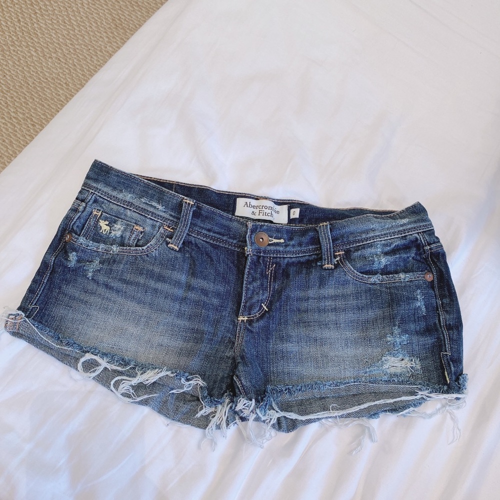 Denim shorts